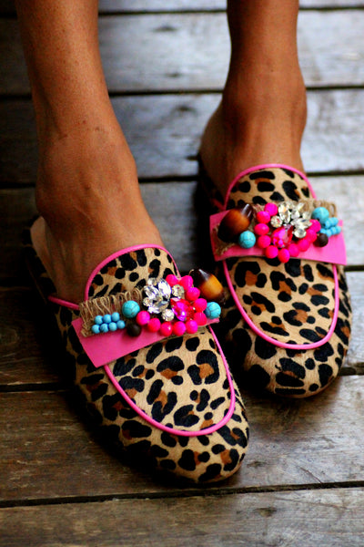 Aline Leopard Hot Pink