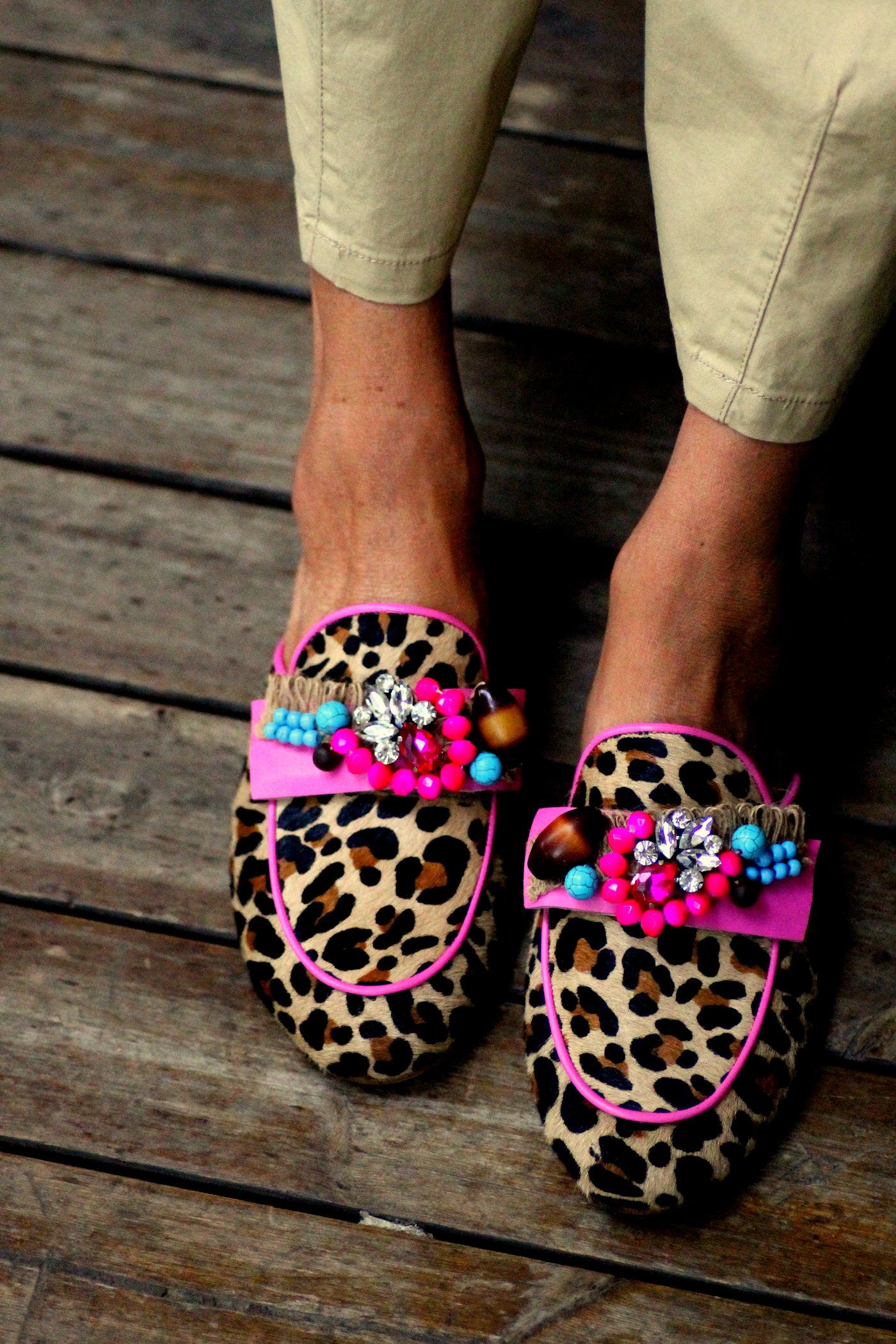 Aline Leopard Hot Pink