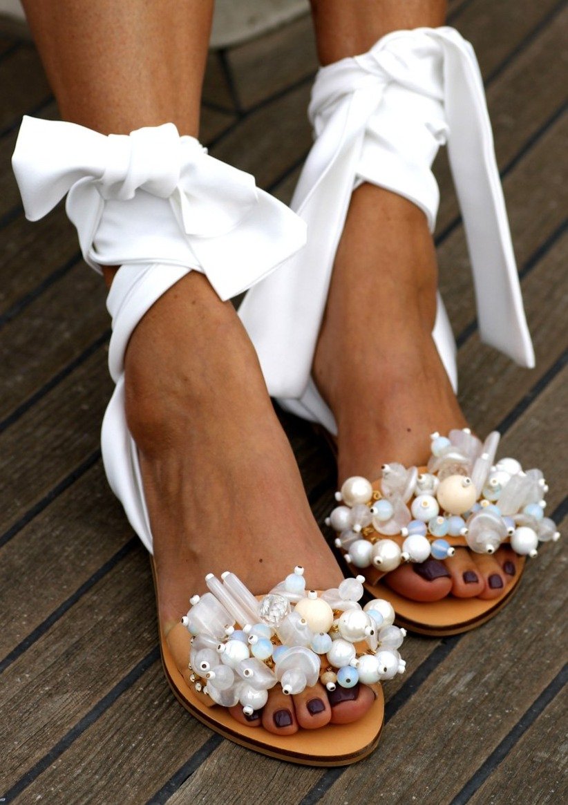 Gloria sandals by Elina Linardaki