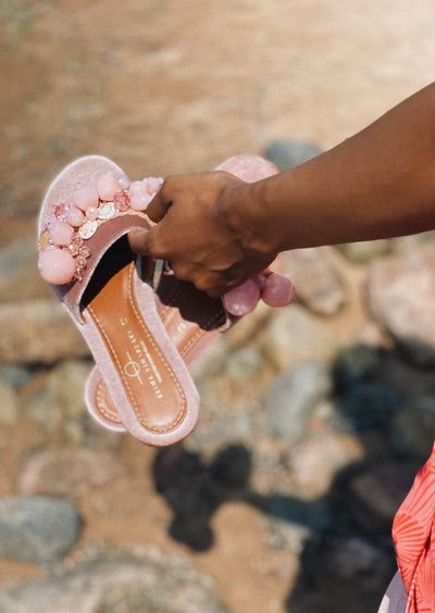 Elina Linardaki Sandals Sel Rose