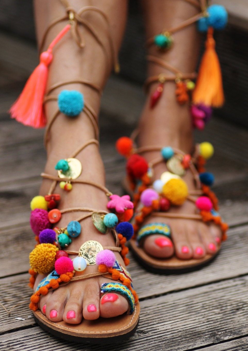 Penny Lane sandals by Elina Linardaki